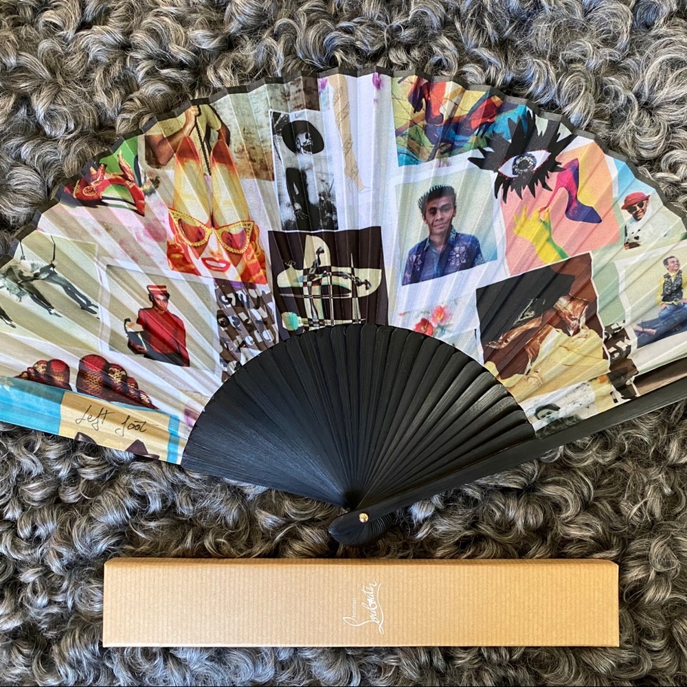 NEW, Authentic Christian Louboutin Fan: NIB